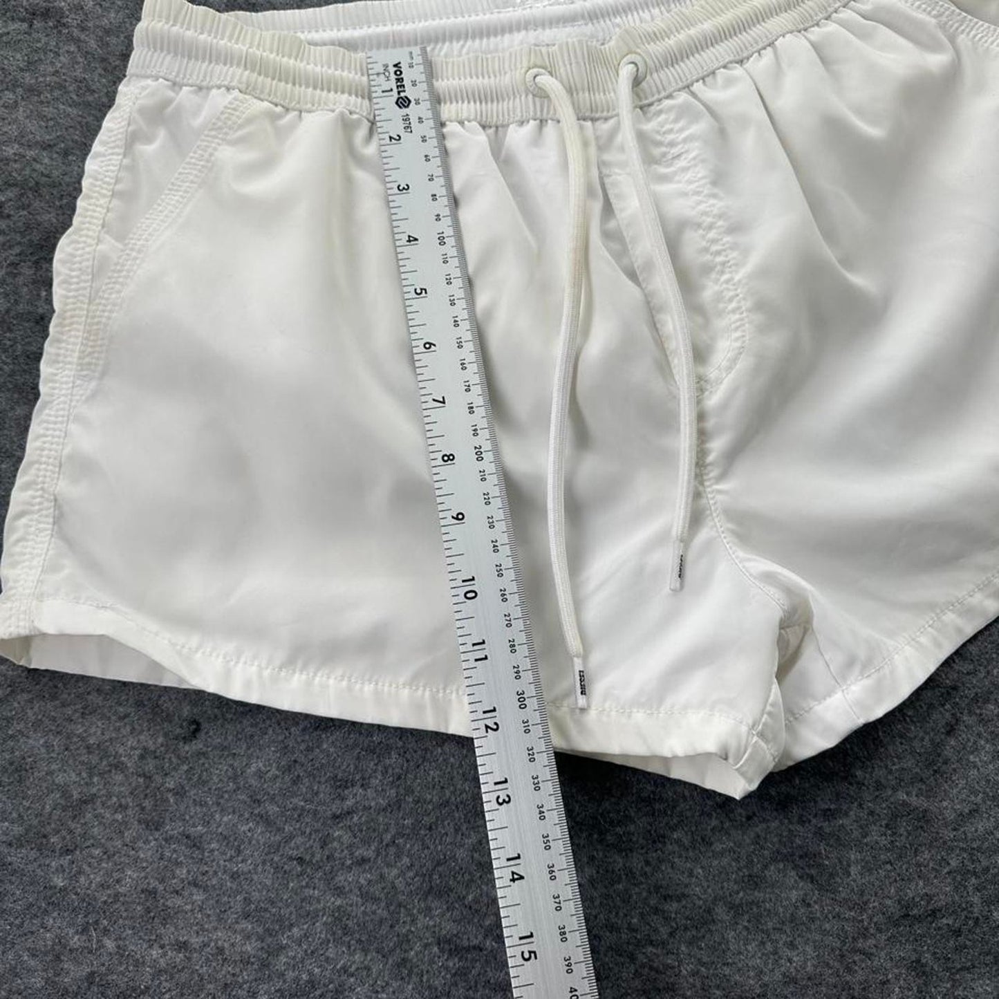 Diesel y2k white swim shorts