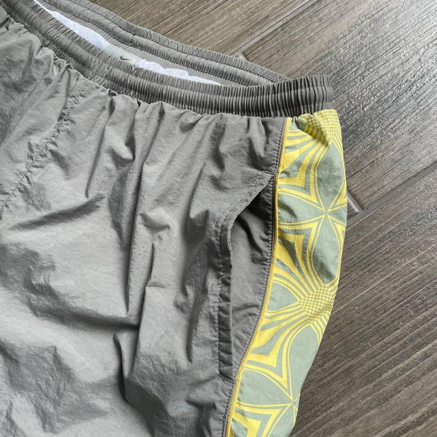Nike grey baggy y2k nylon shorts