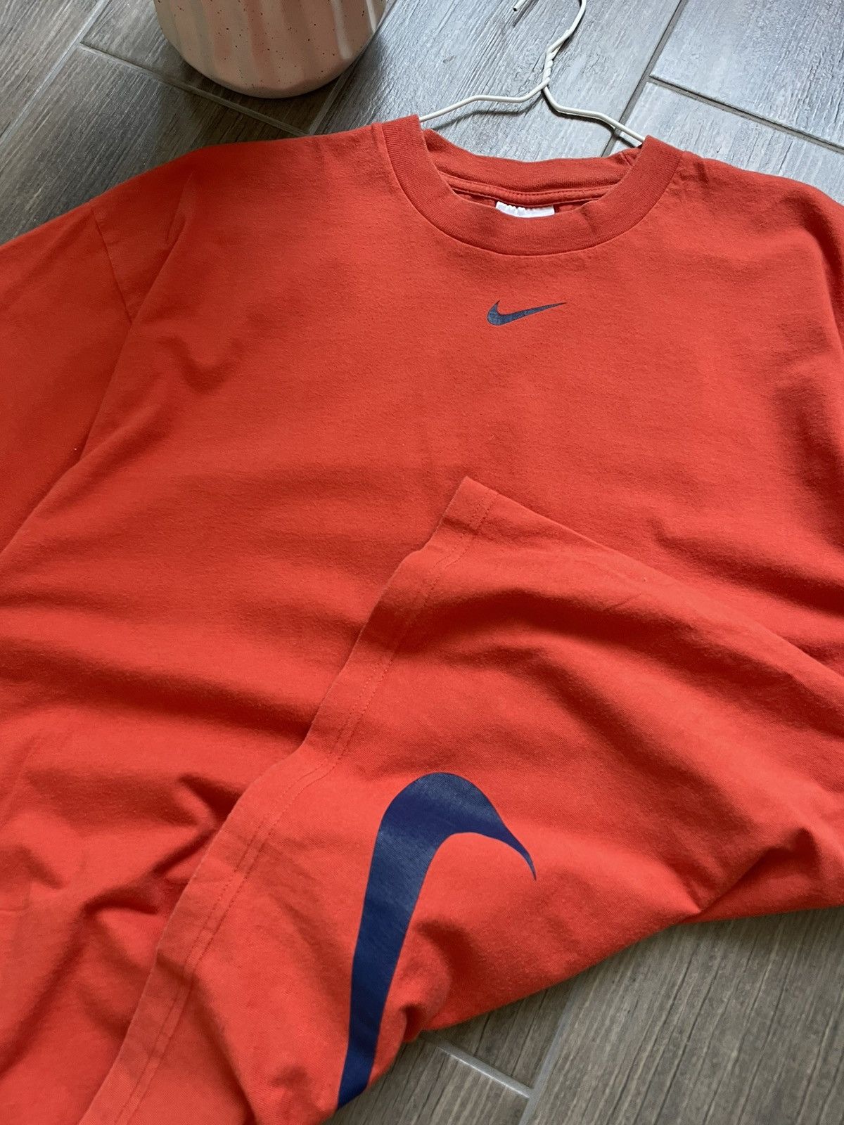 Nike big swoosh baggy t-shirt