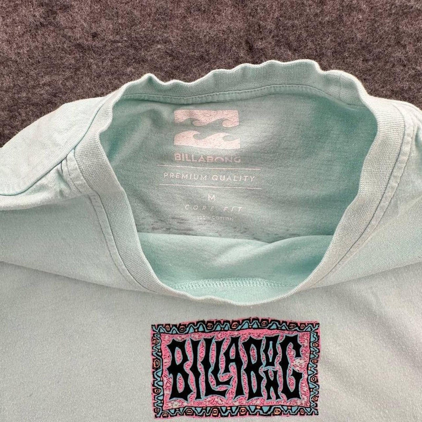 Billabong surf t shirt size