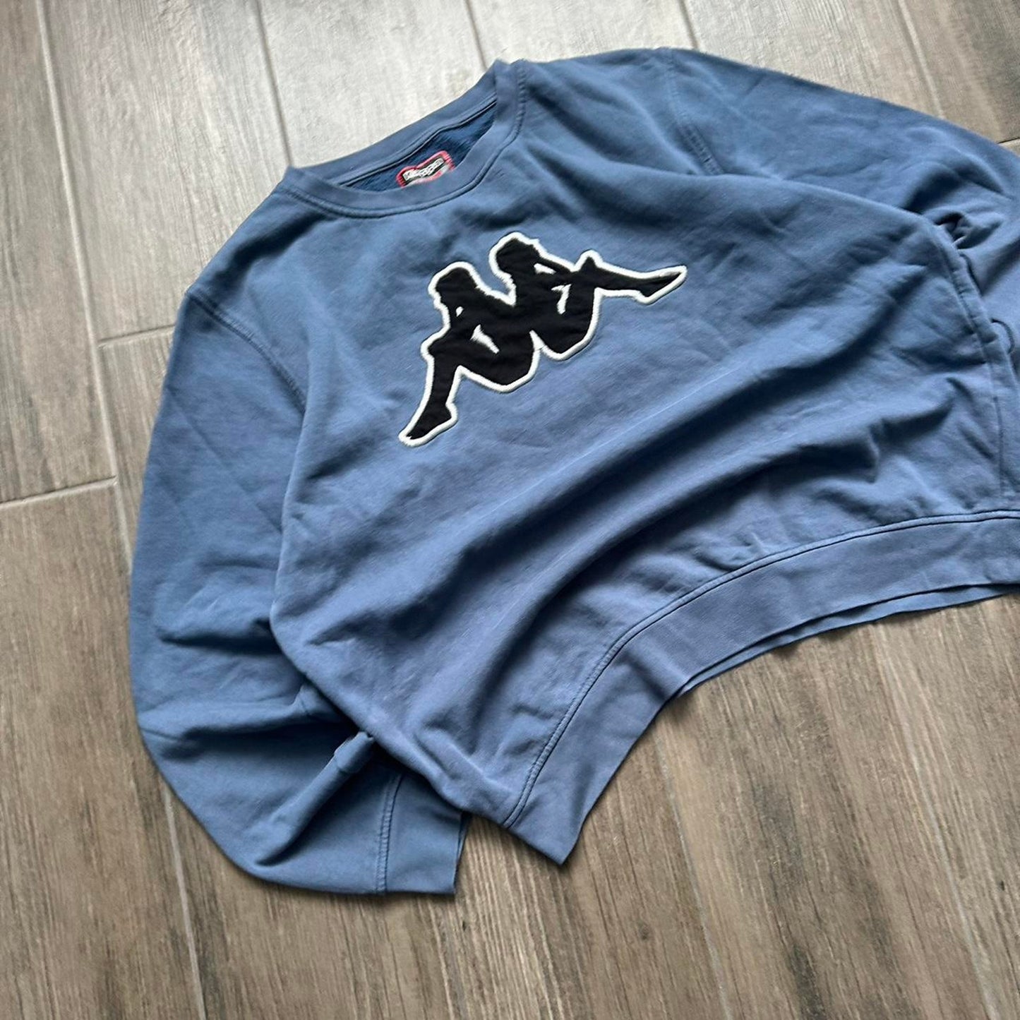 Kappa blue sweatshirt with embroidered logo