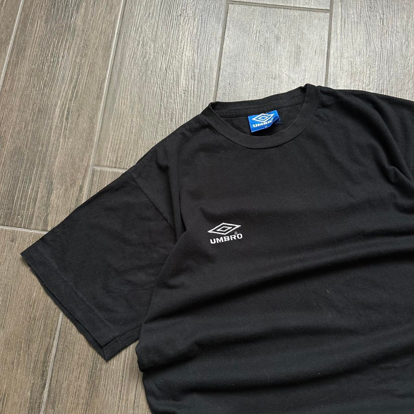 Umbro black cotton t shirt with