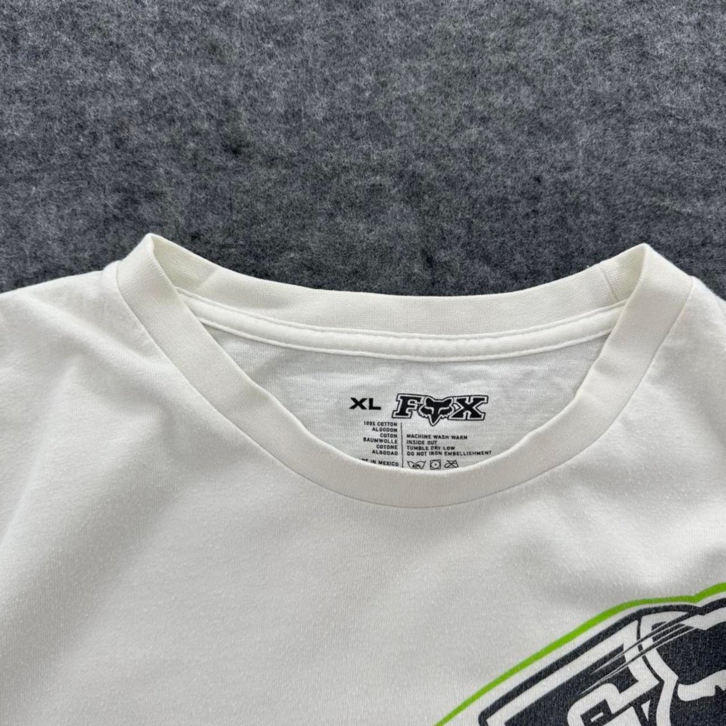 Fox racing white t shirt