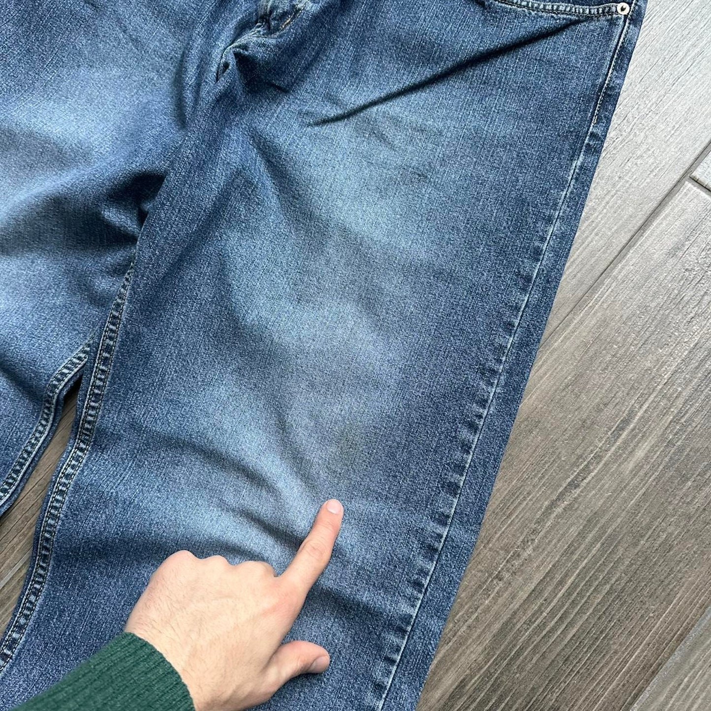 Diesel distressed blue jeans