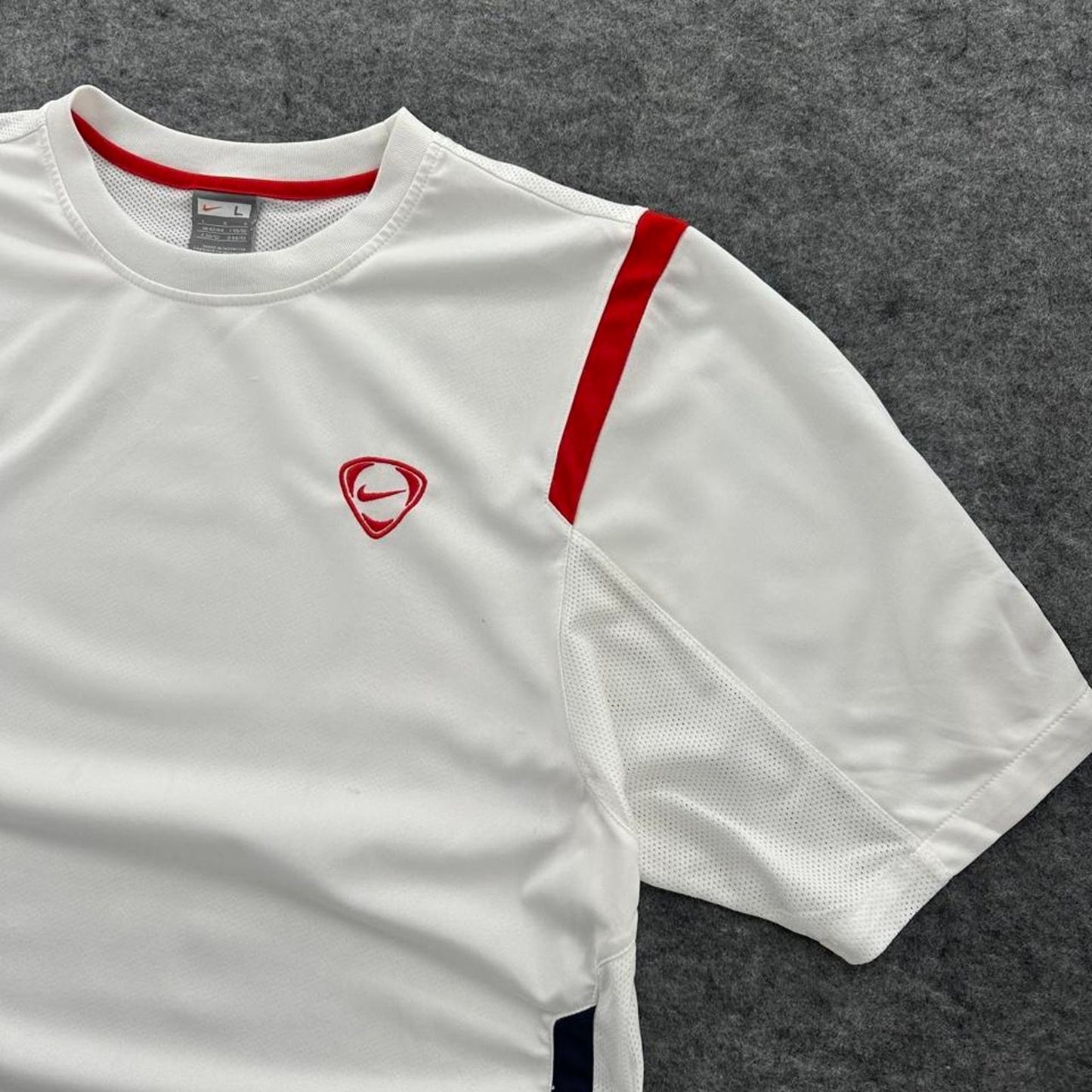 Nike white red sportswear