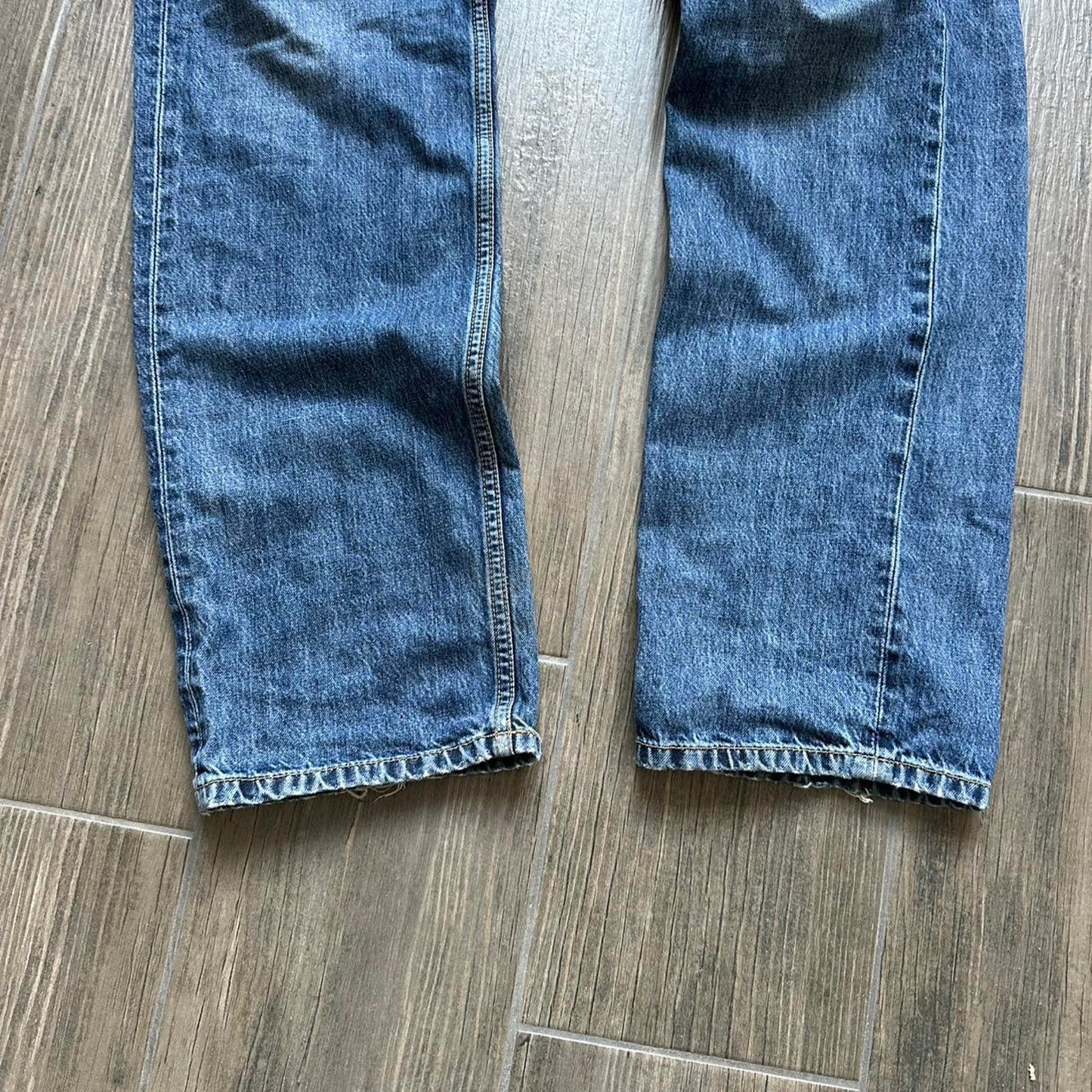 Carhartt distressed blue denim jeans