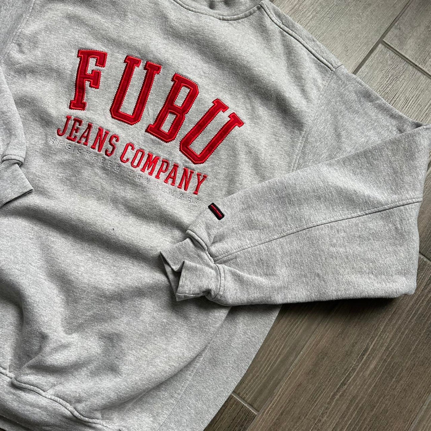 Fubu grey crewneck sweatshirt