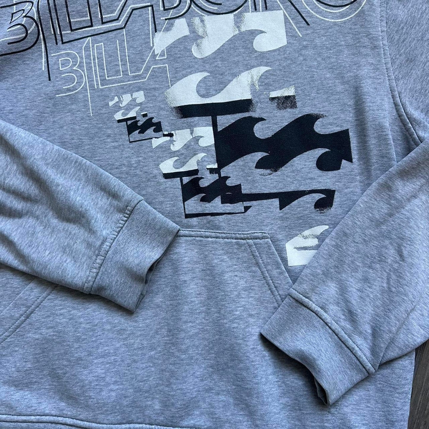 Billabong grey y2k M baggy hoodie