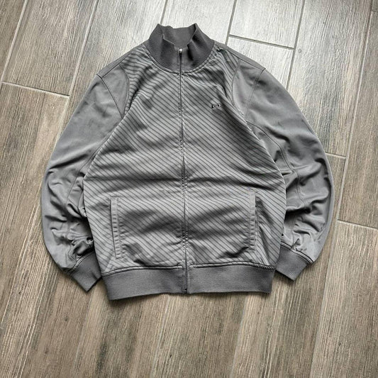 Oakley grey zip track top M jacket