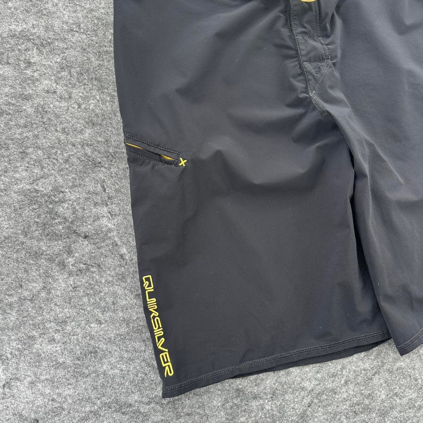 Quiksilver black board shorts with