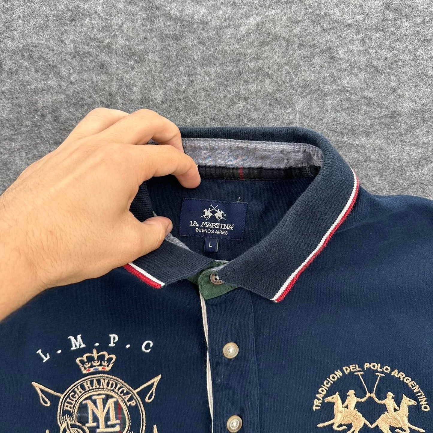 La martina navy blue long