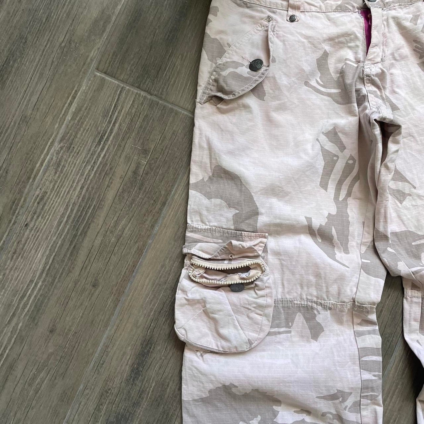 Vintage cargo multi-pocket avant-garde vintage baggy pants