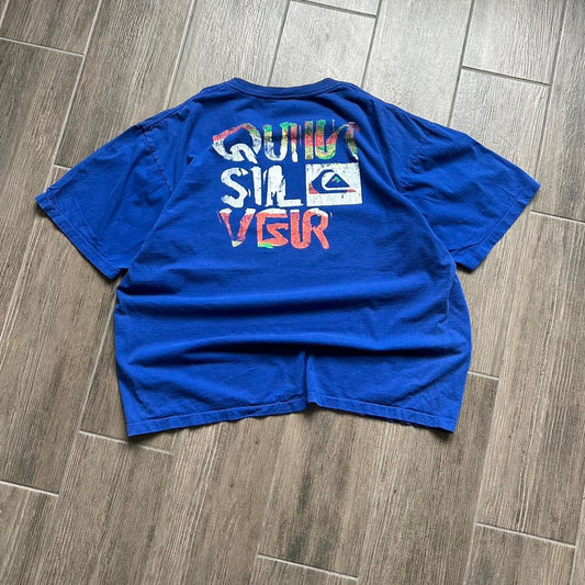 Quiksilver blue surf tee