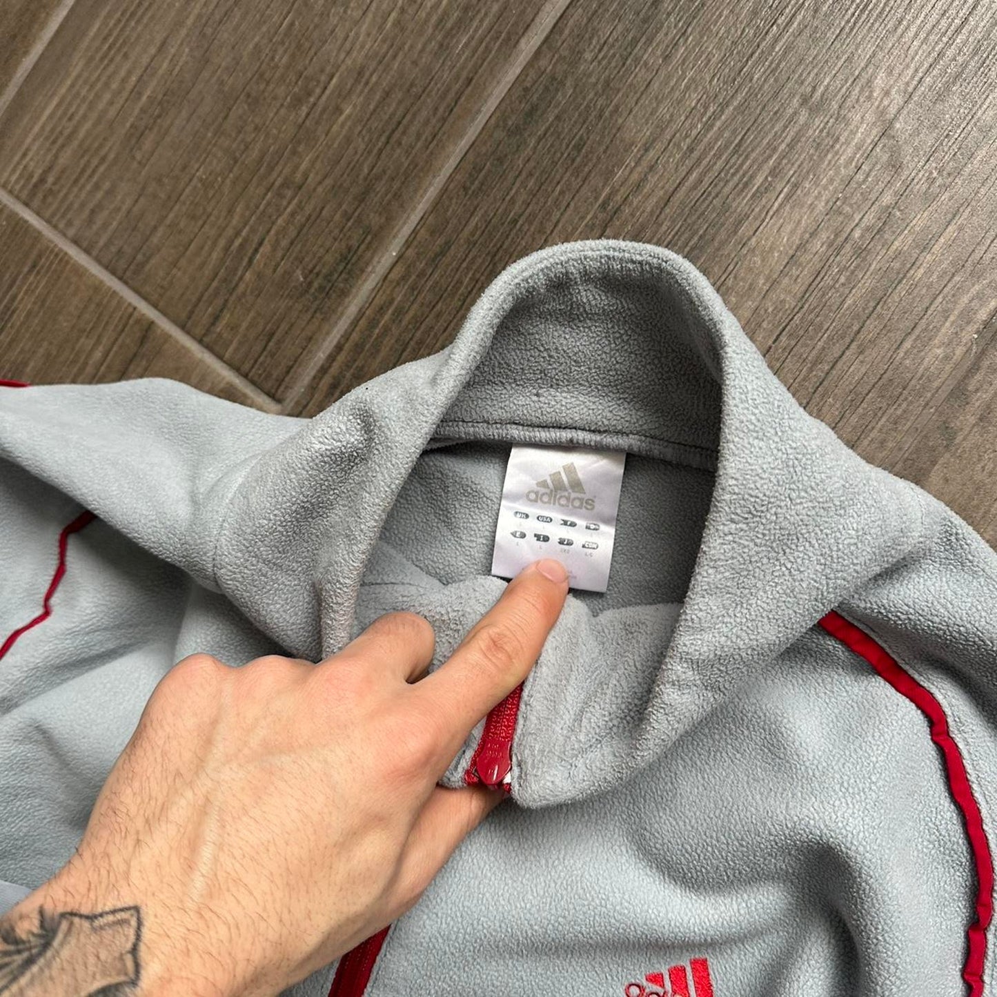Adidas baggy skater fleece l