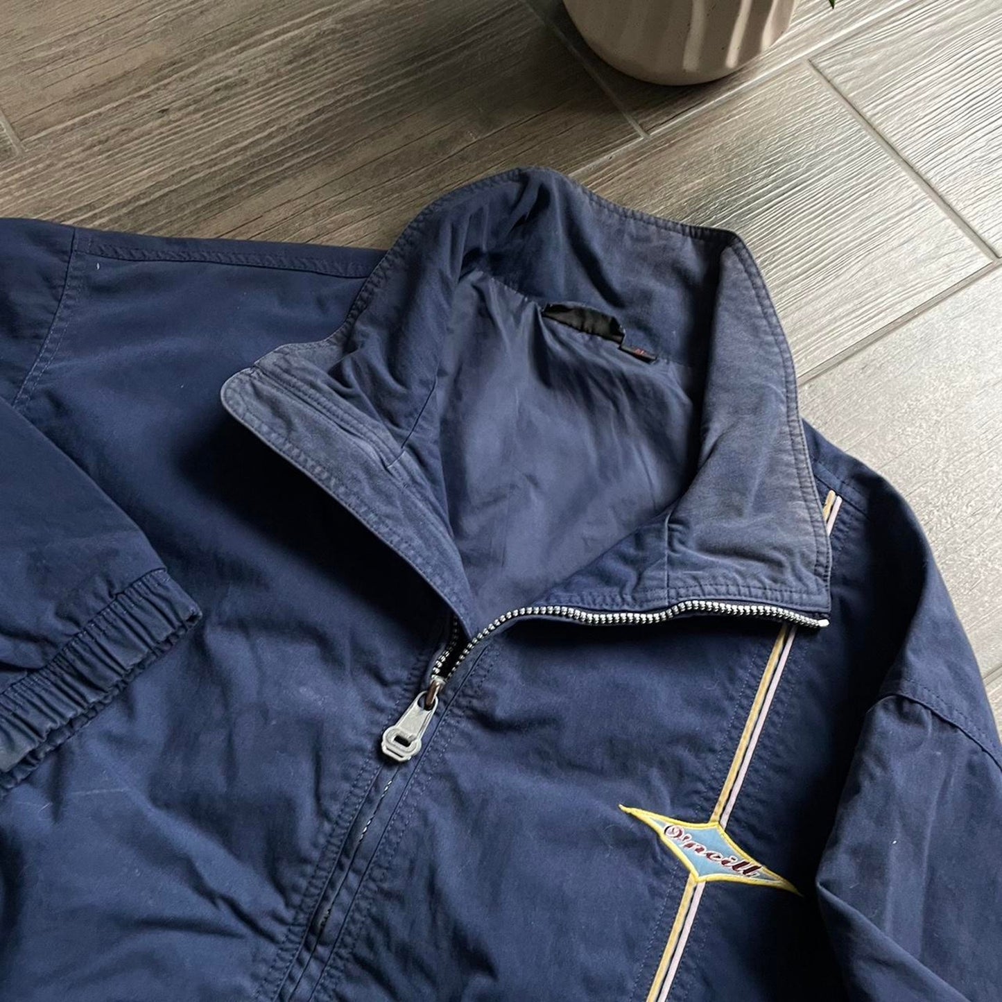 Oneill 90s navy surf-wear corduroy jacket