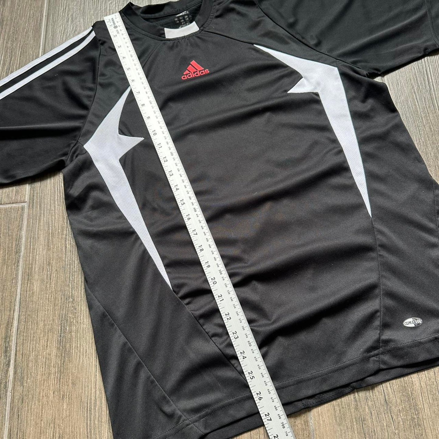Adidas black white soccer