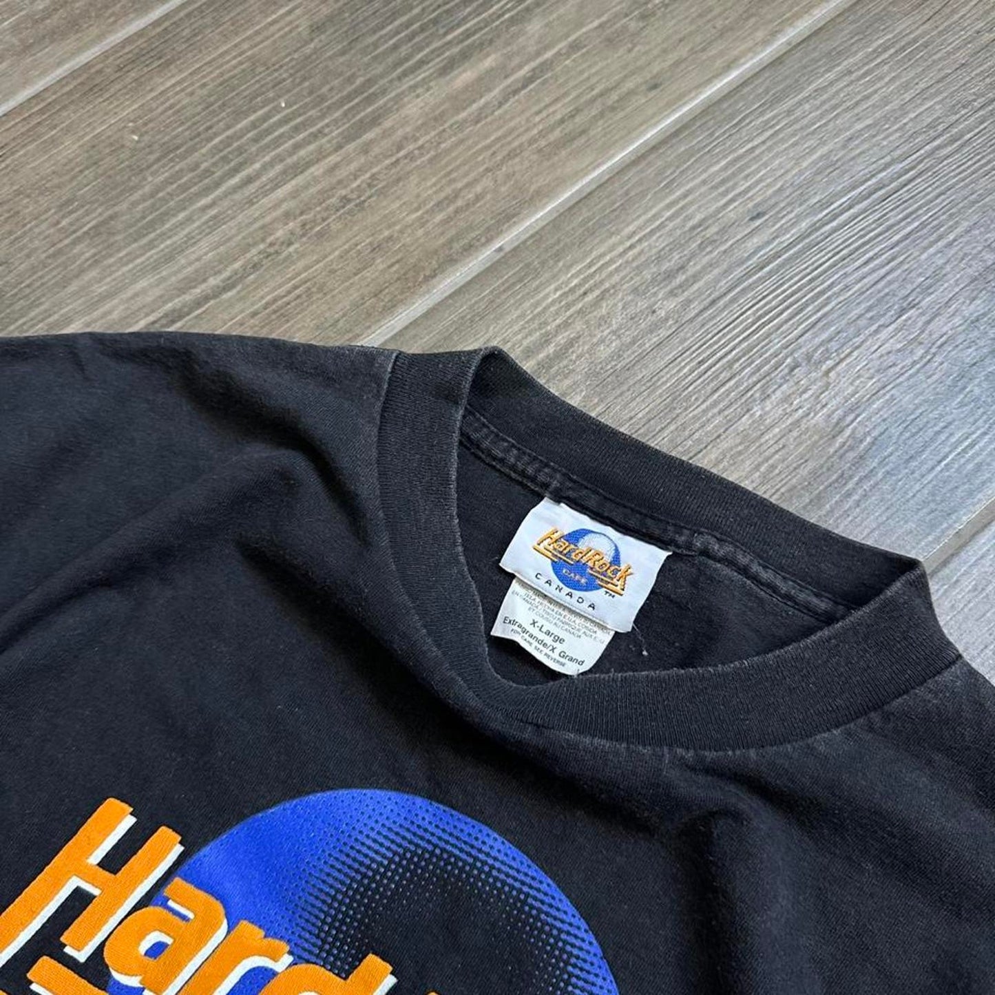 Hard Rock Cafe Vancouver 1989 black t-shirt