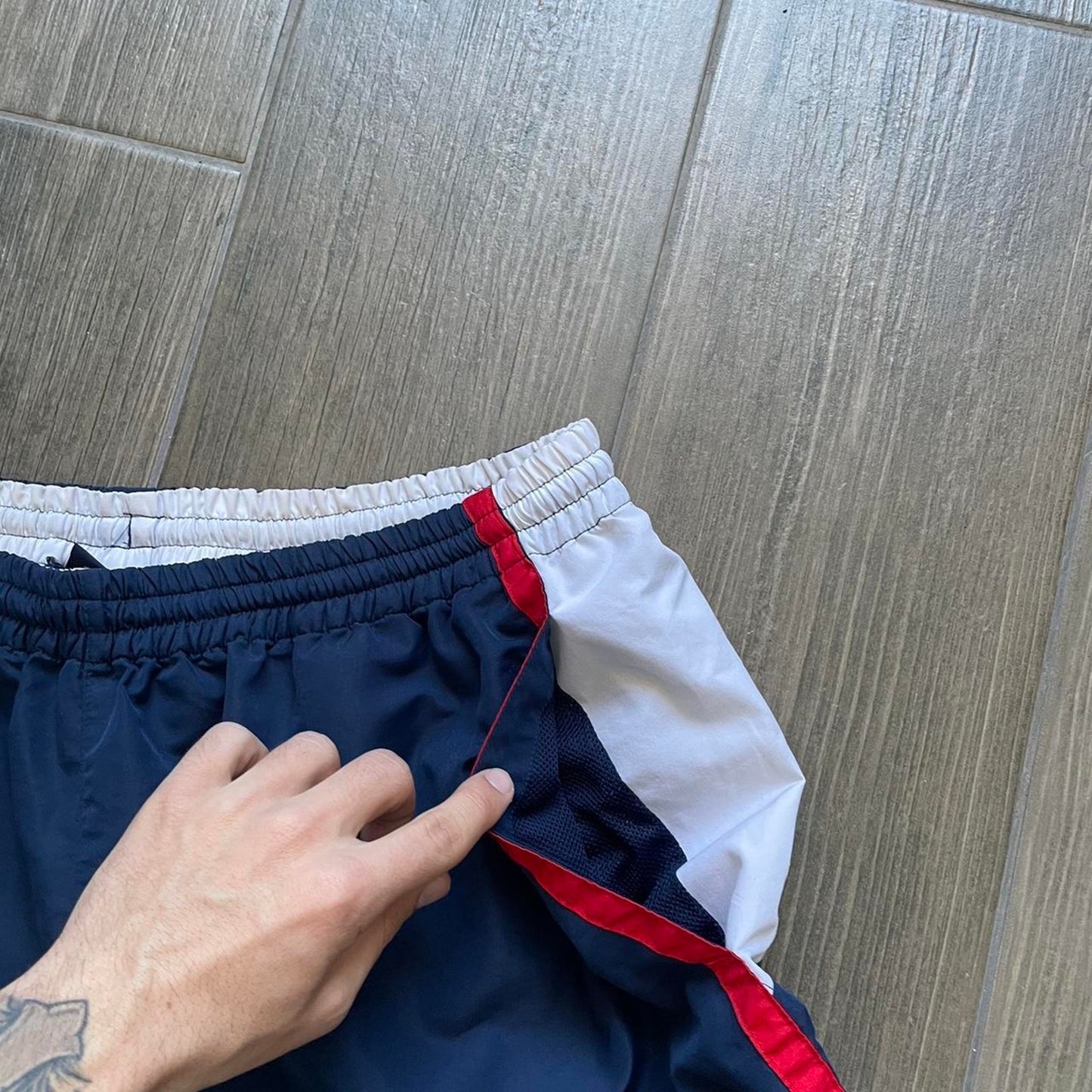 Umbro blue baggy y2k nylon shorts