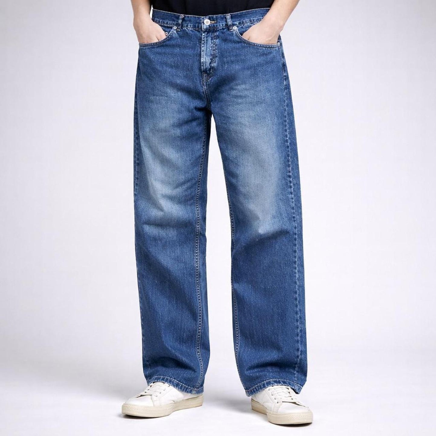 Diesel distressed blue jeans
