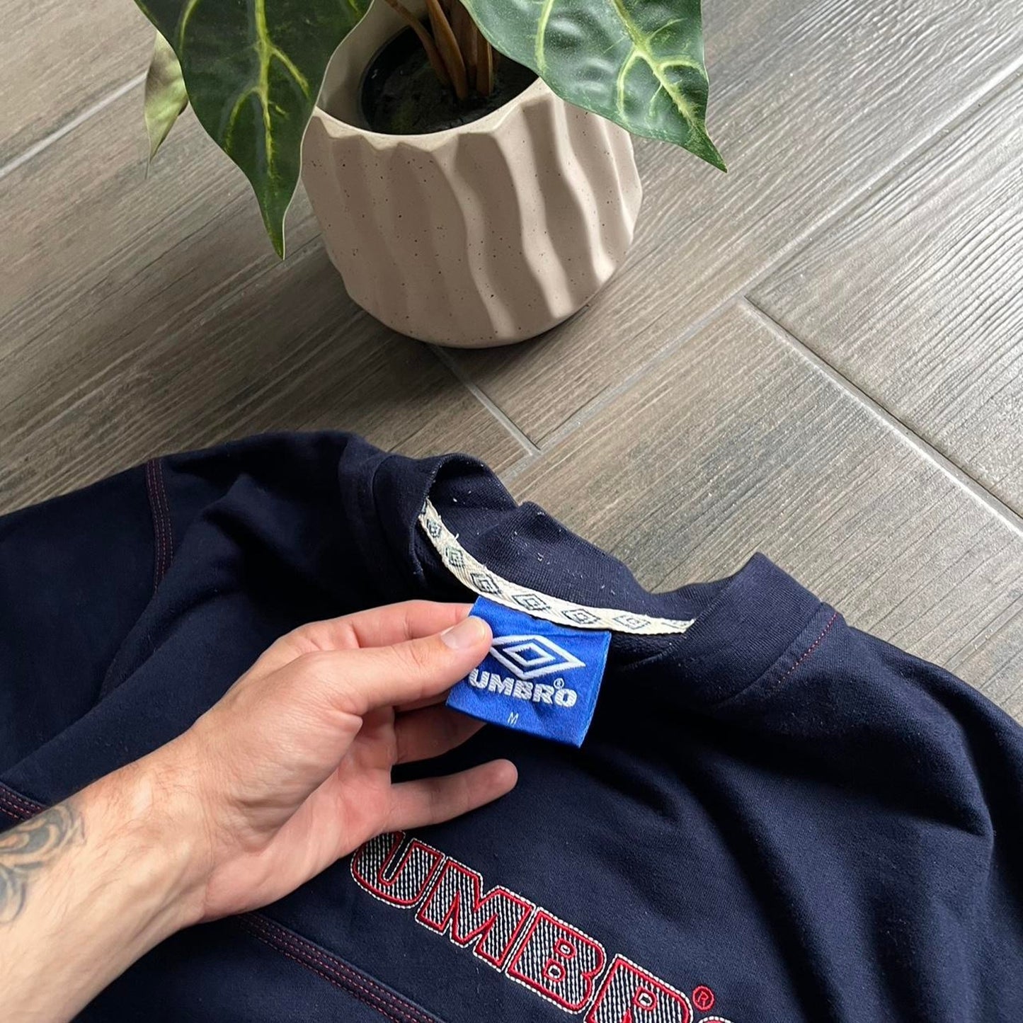 Umbro baggy navy streetwear M sweatshirt