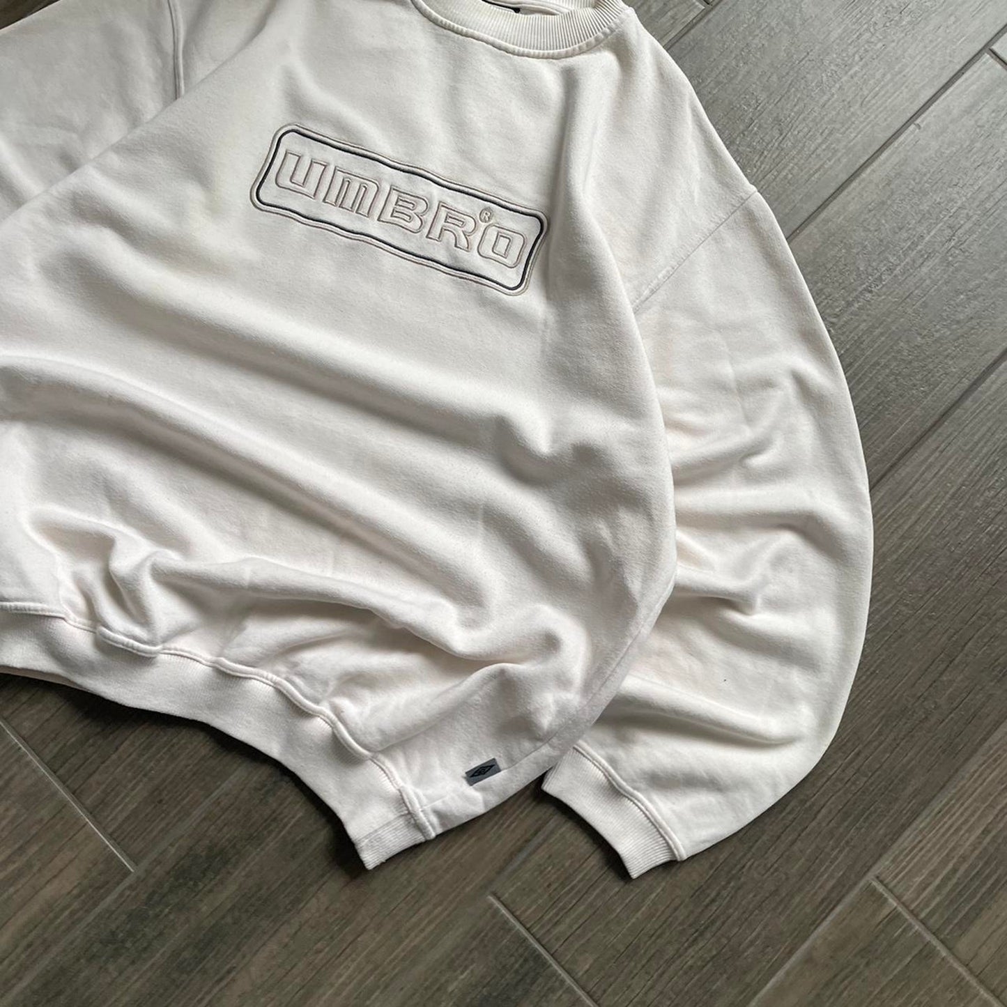 Umbro baggy white streetwear XL sweatshirt