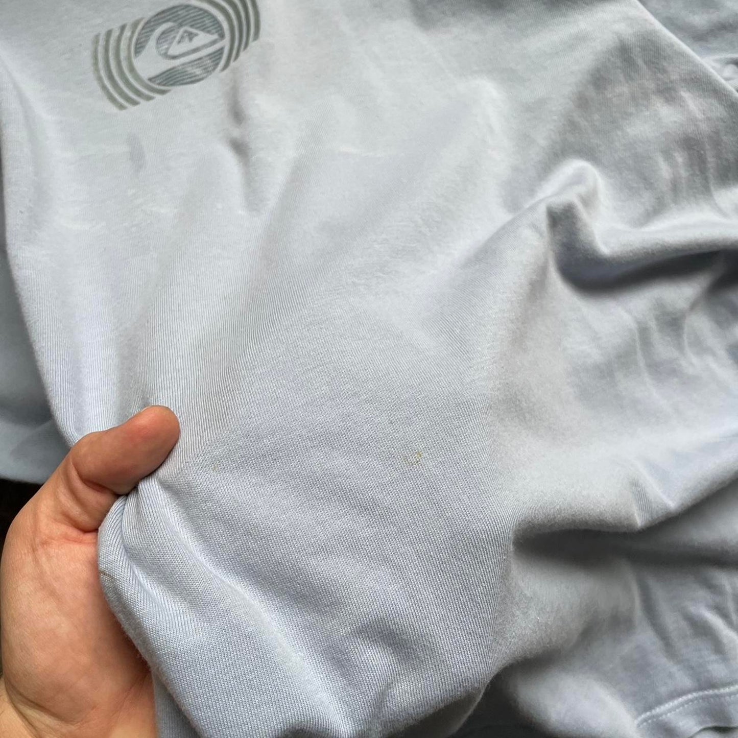 Quiksilver surf wear y2k vintage blue baggy L tee