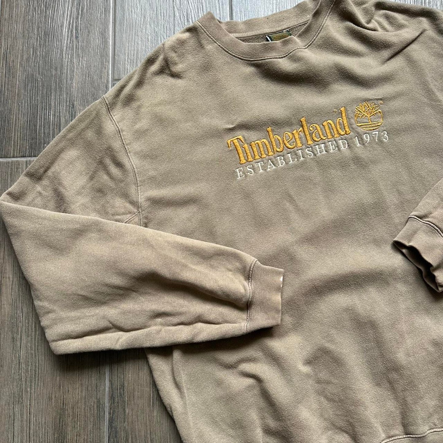Timberland brown crewneck sweatshirt