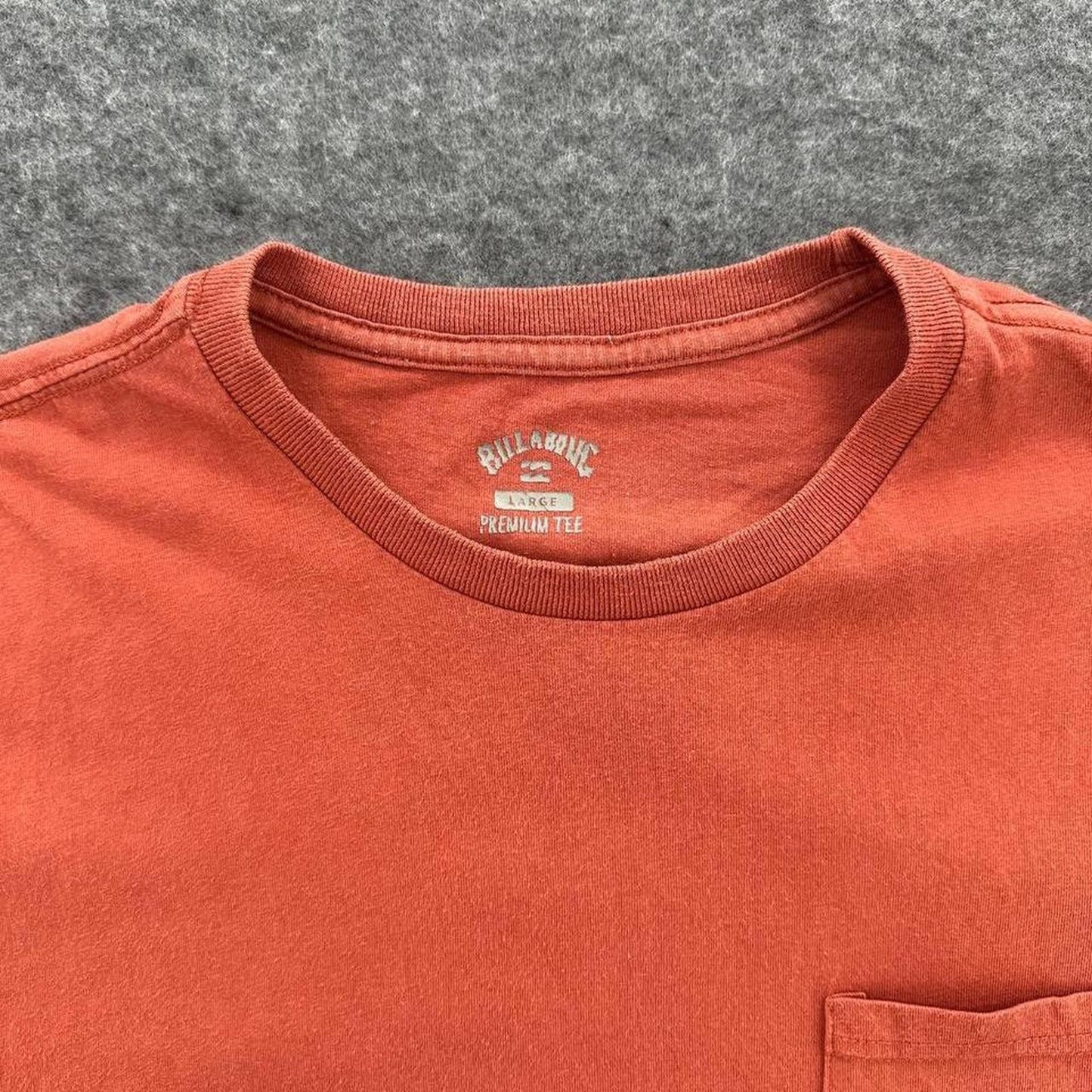 Billabong orange pocket tee