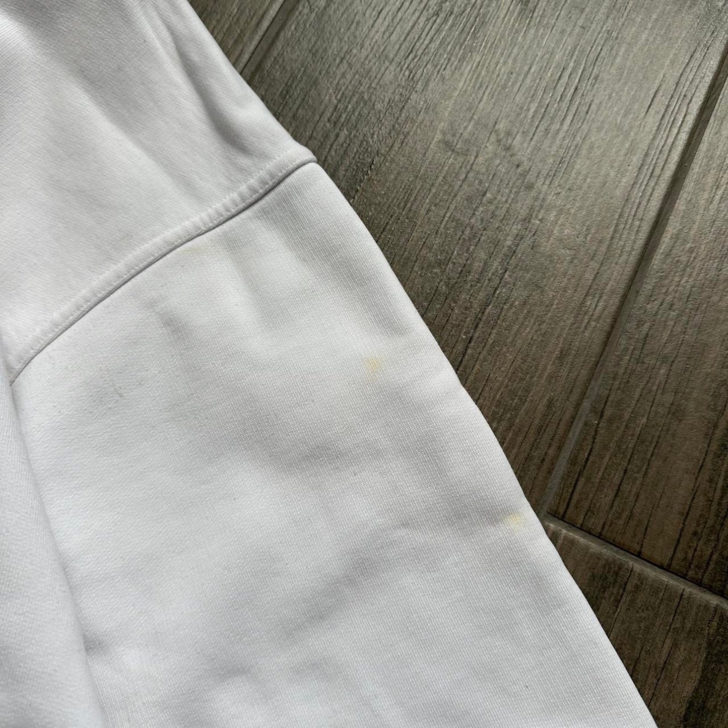 Quiksilver white surf-wear y2k XL hoodie