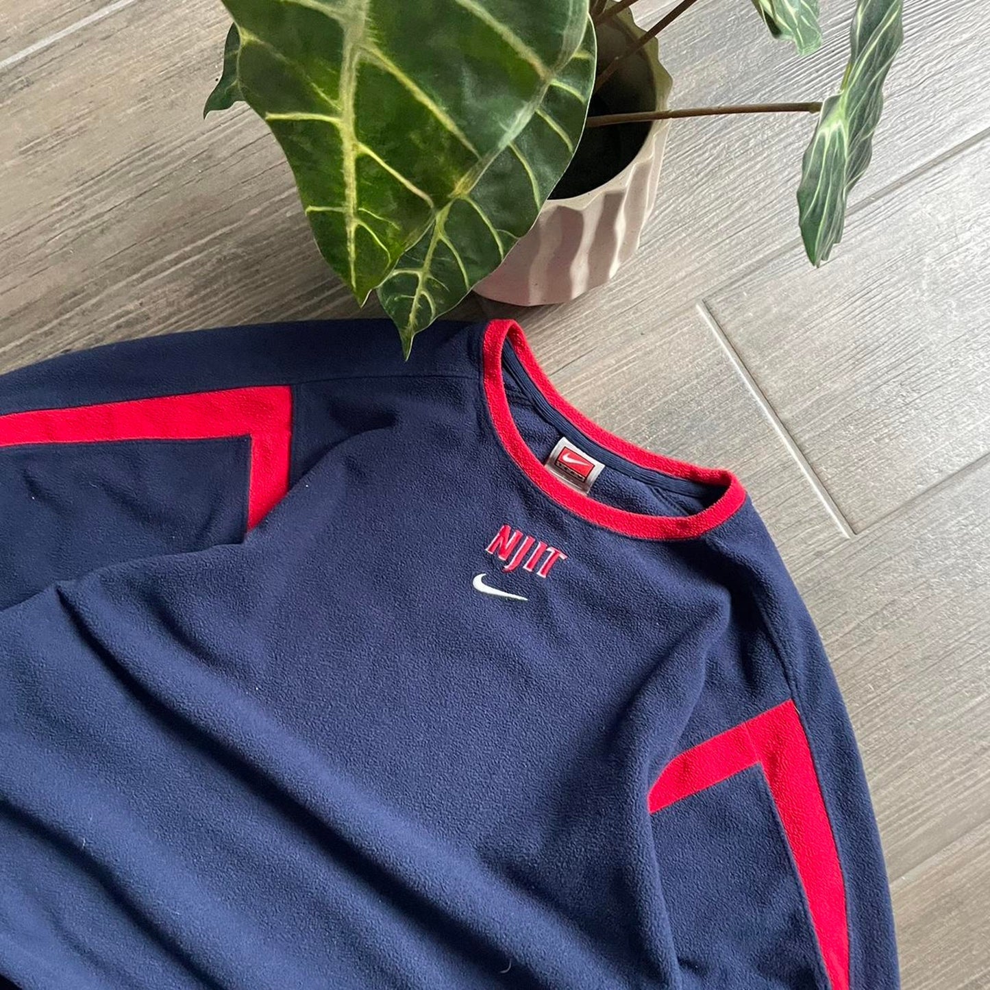 Y2K Nike boxy fit fleece swoosh baggy sweatshirt