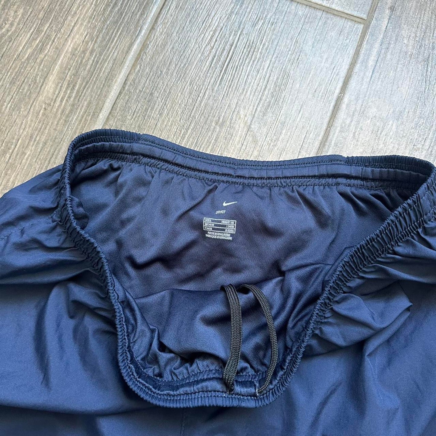 Nike navy blue running shorts