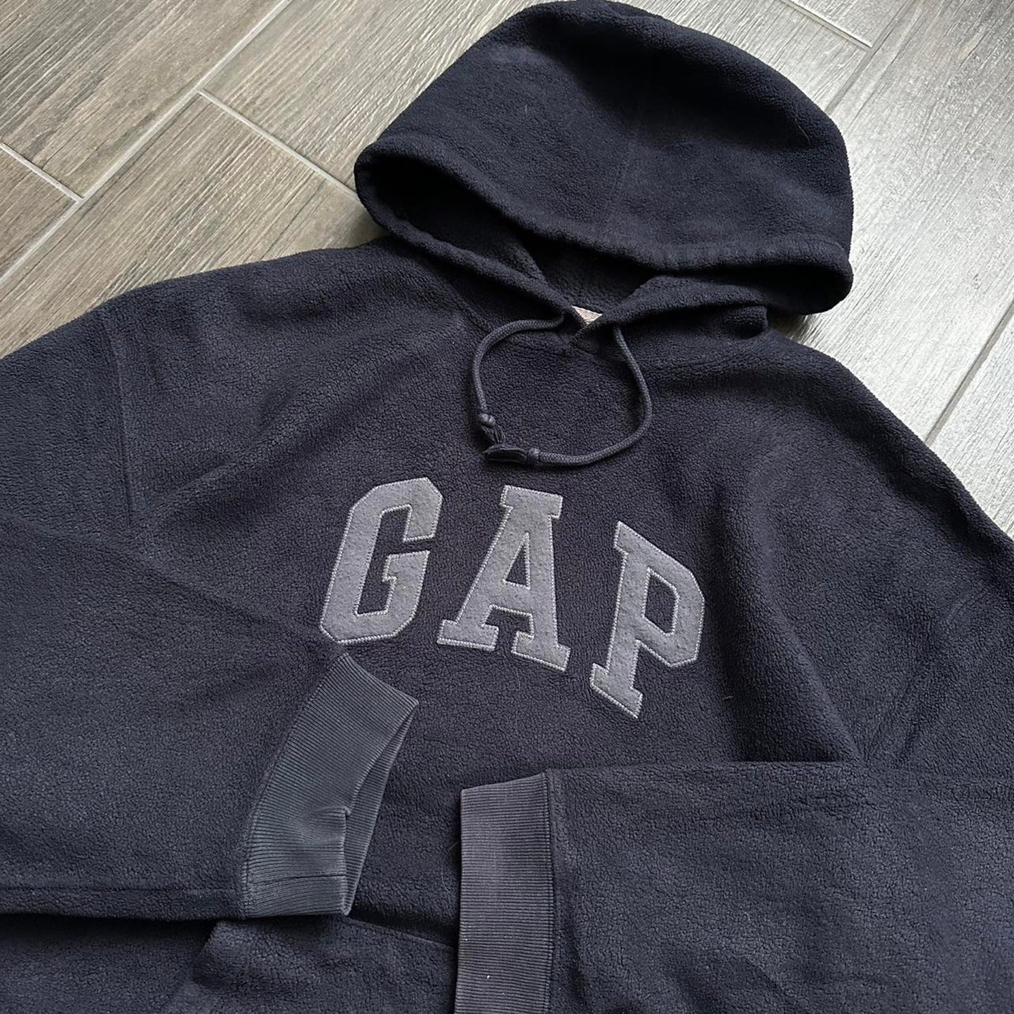Gap navy fleece vintage hoodie