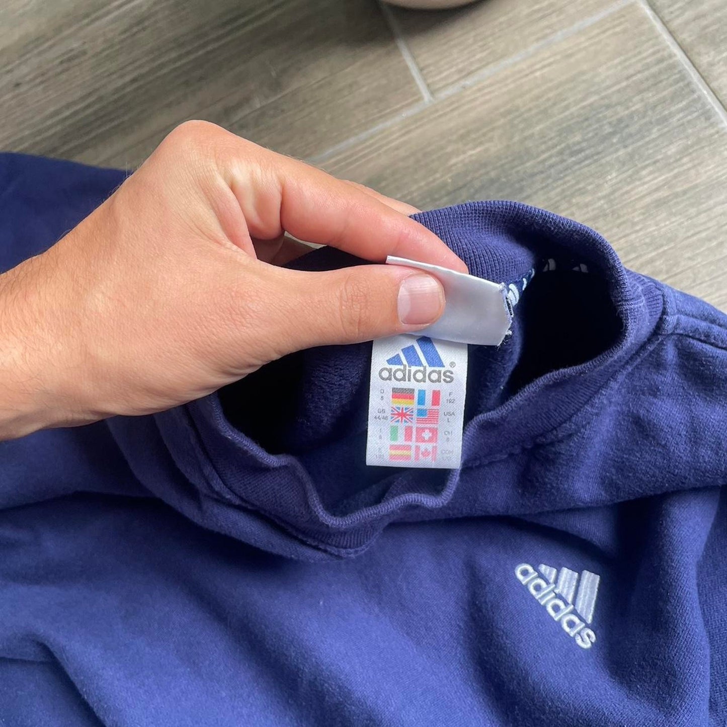 Adidas y2k baggy sweatshirt