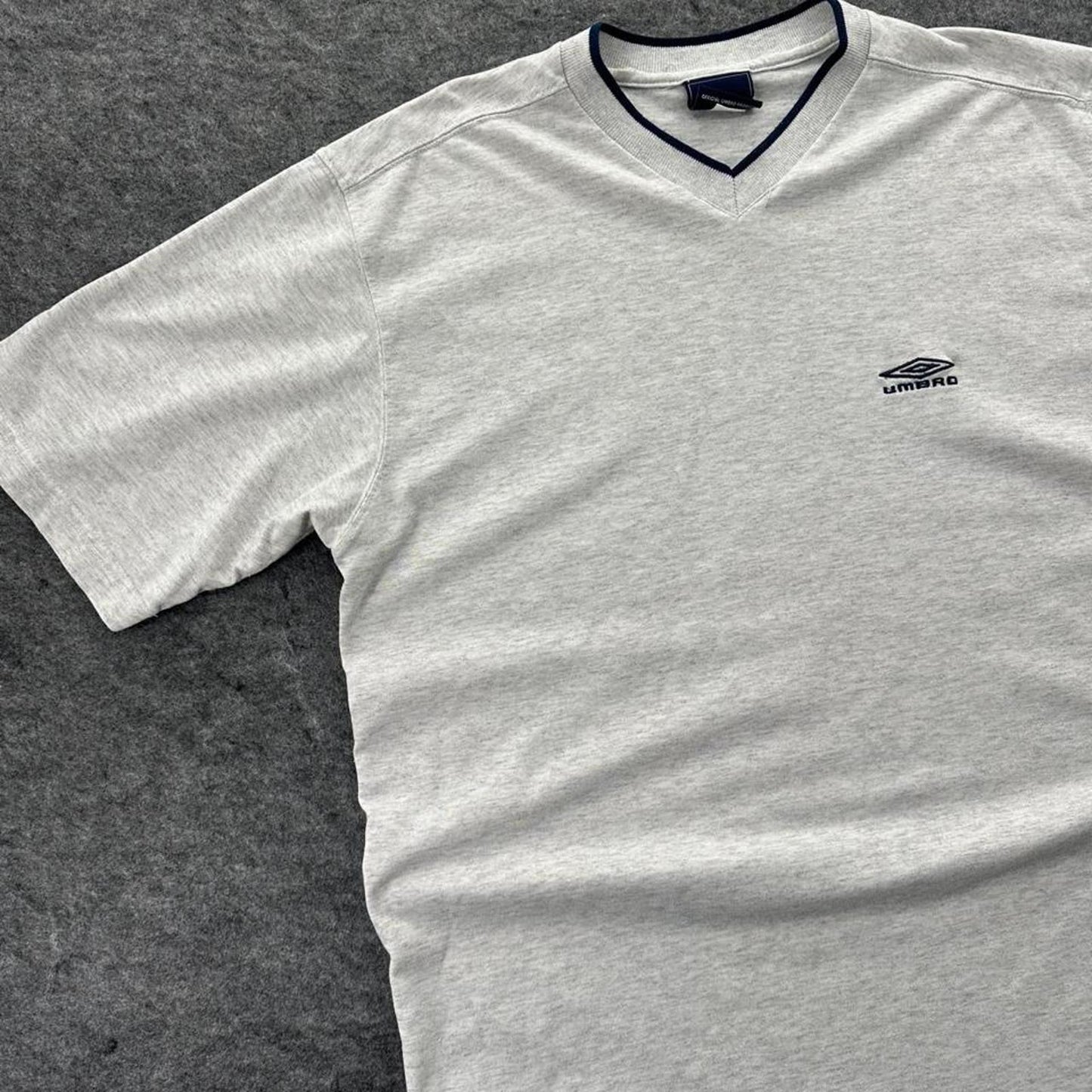 Umbro grey v neck t shirt