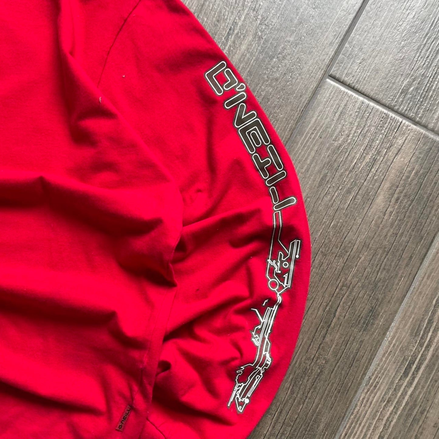 Oneill red golf surf y2k summer vintage tee