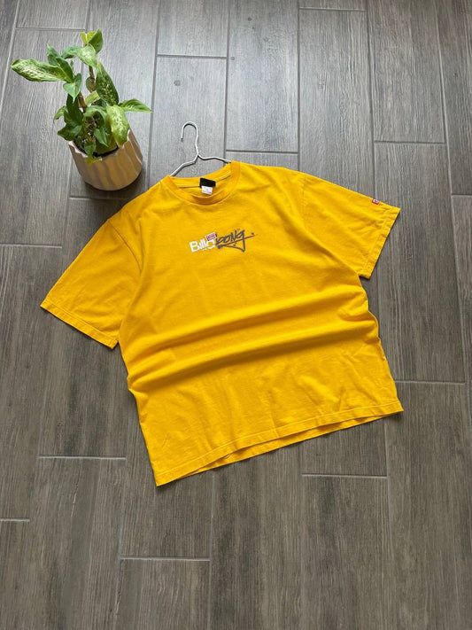 Billabong yellow vintage baggy t-shirt