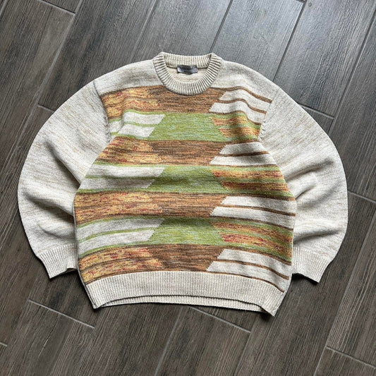 Vintage made in Italy knitted grandpacore M-L sweater