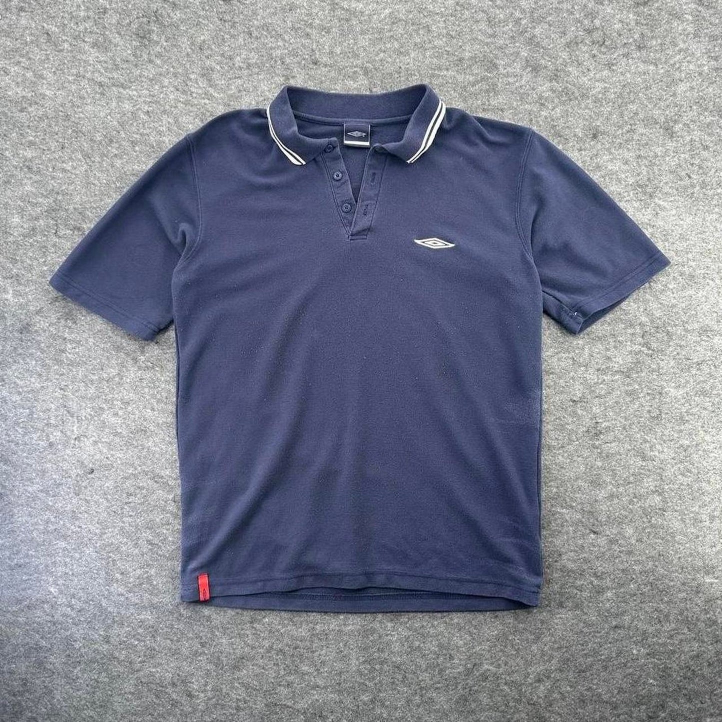 Umbro navy blue polo shirt