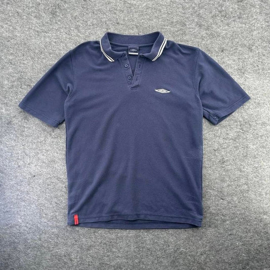 Umbro navy blue polo shirt