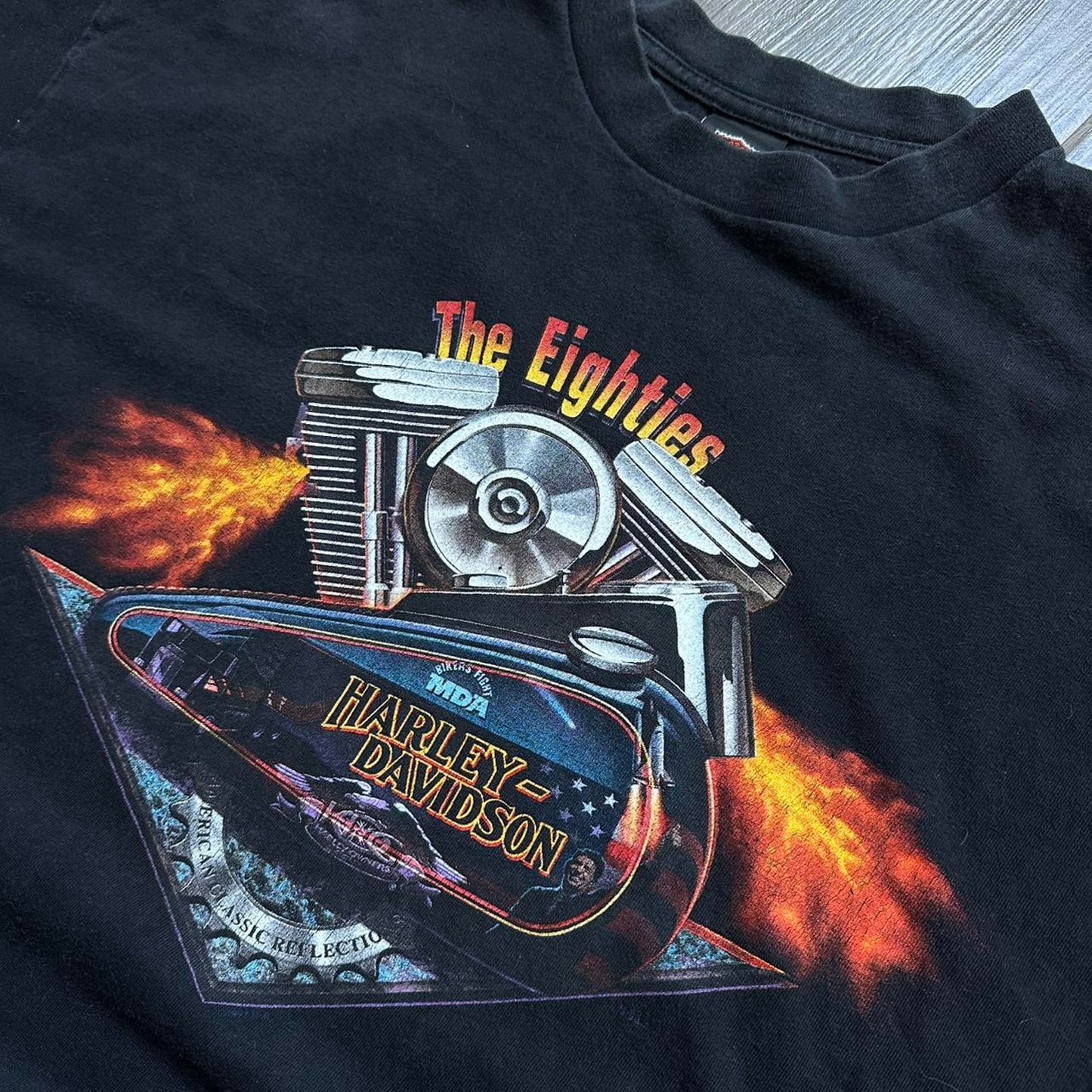 Harley Davidson 1997s black cotton t-shirt