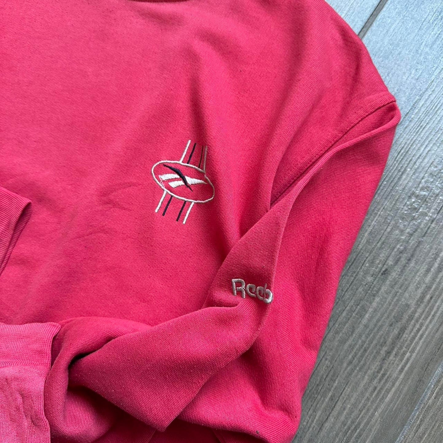 Reebok y2k pink L crewneck sweatshirt