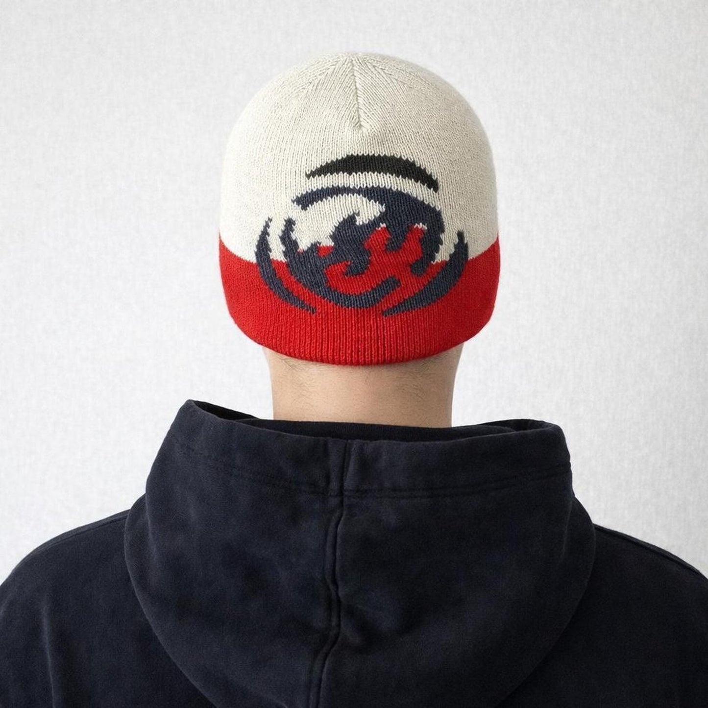 Billabong beige red winter beanie