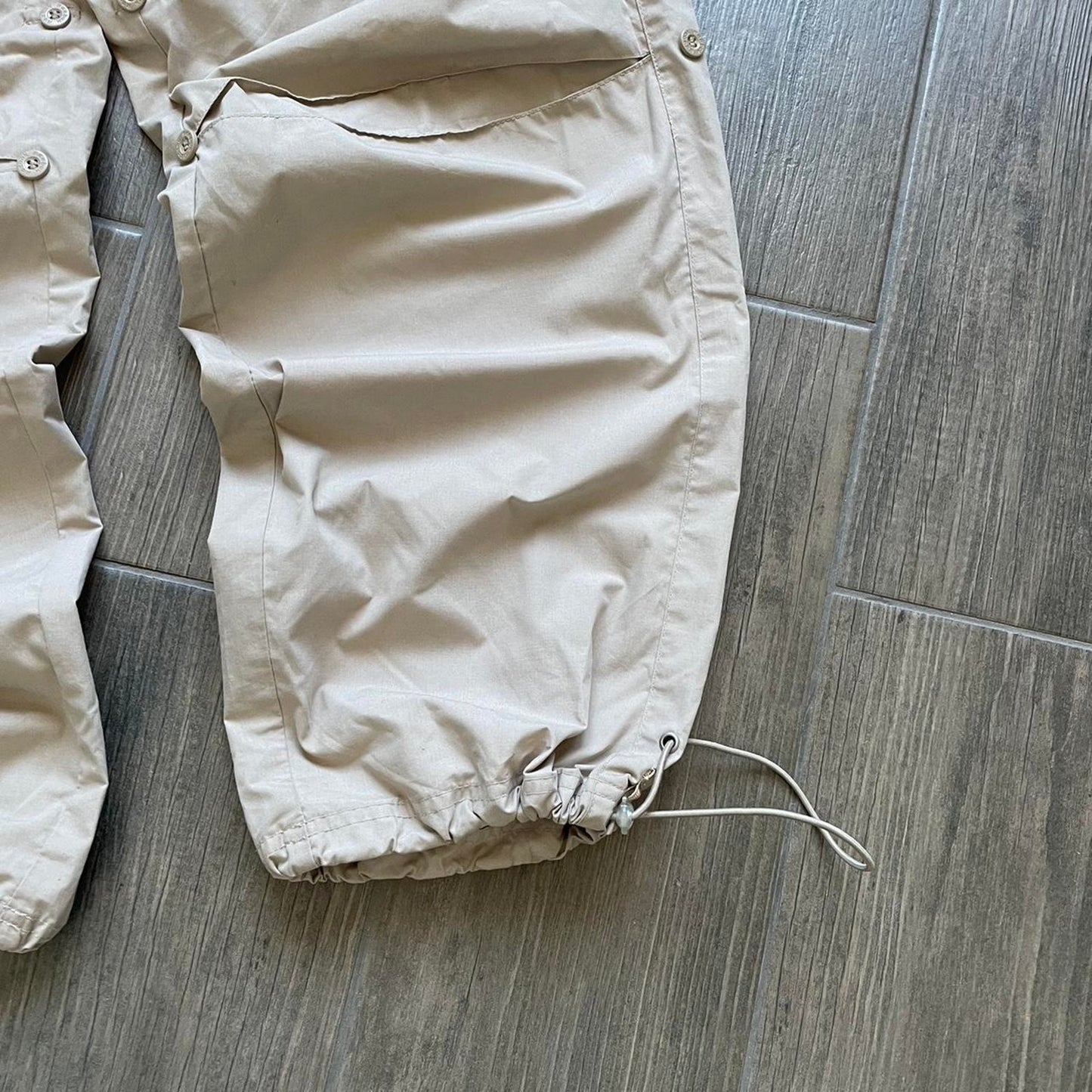 Reebok track baggy nylon y2k drill pants