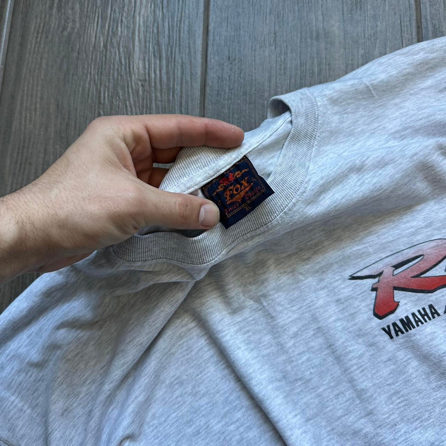 Fox Yamaha grey t-shirt with cool graphics