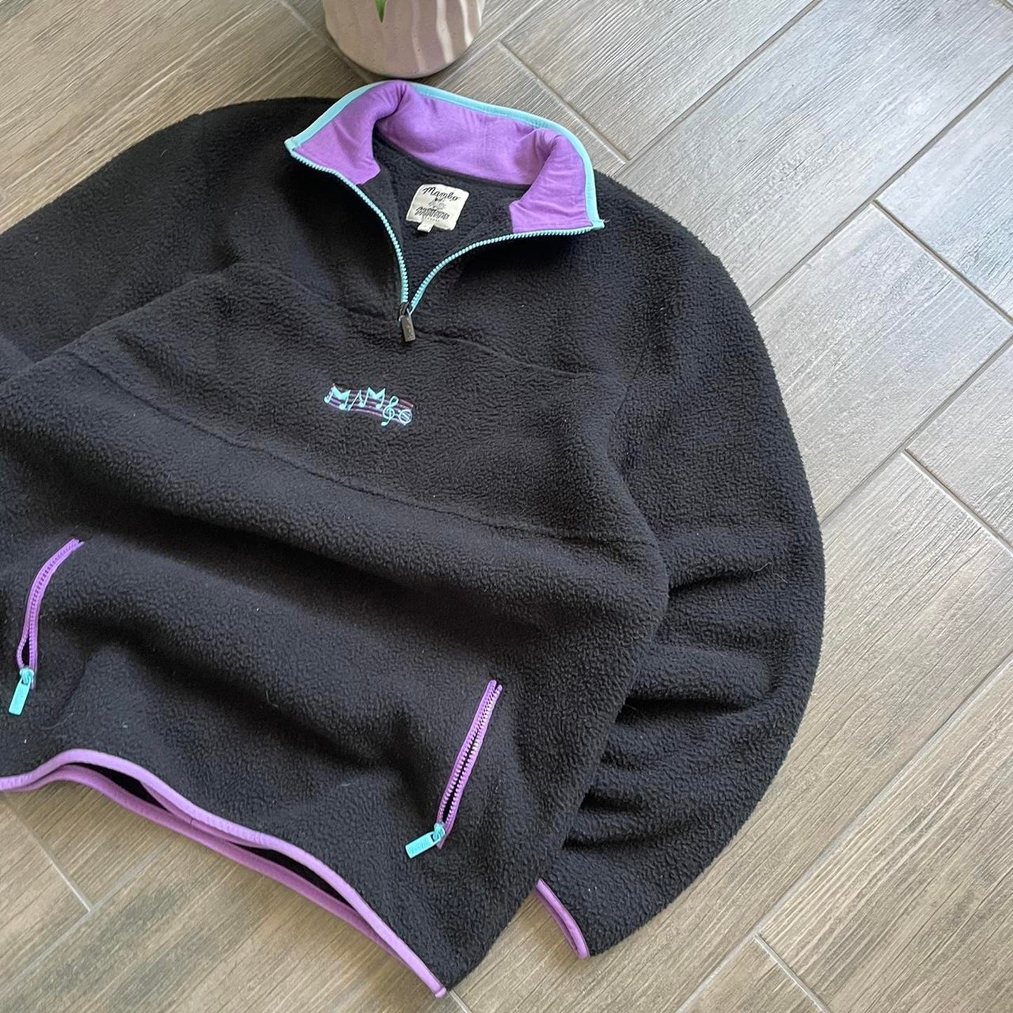 Mambo fleece y2k baggy surf jumper