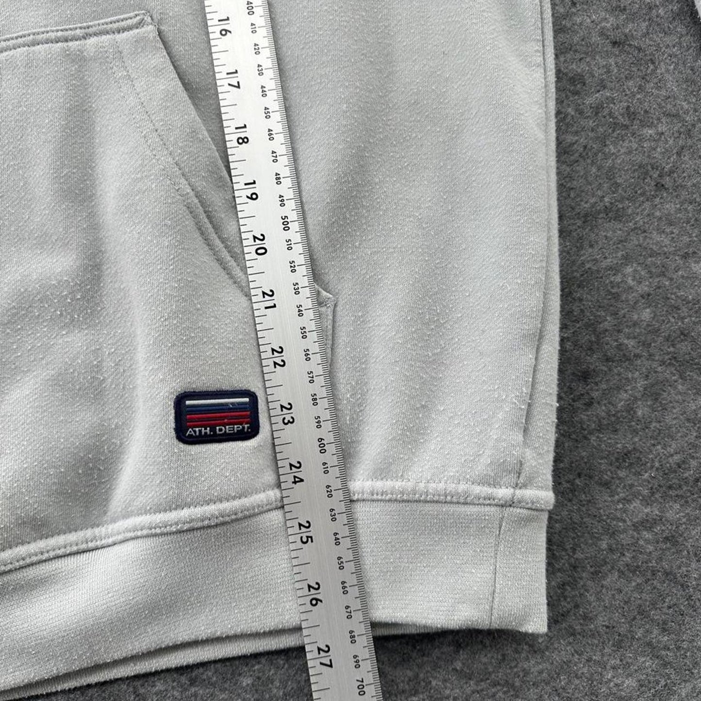 Reebok grey hoodie with embroidered
