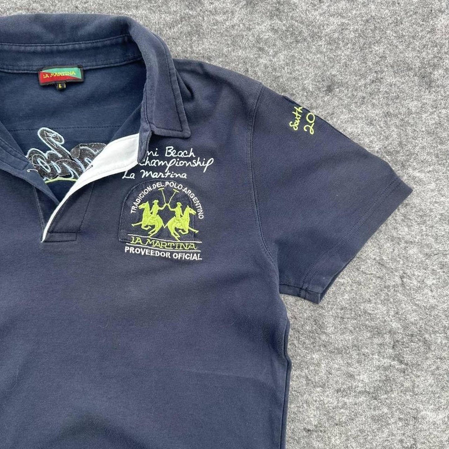 La martina polo shirt navy