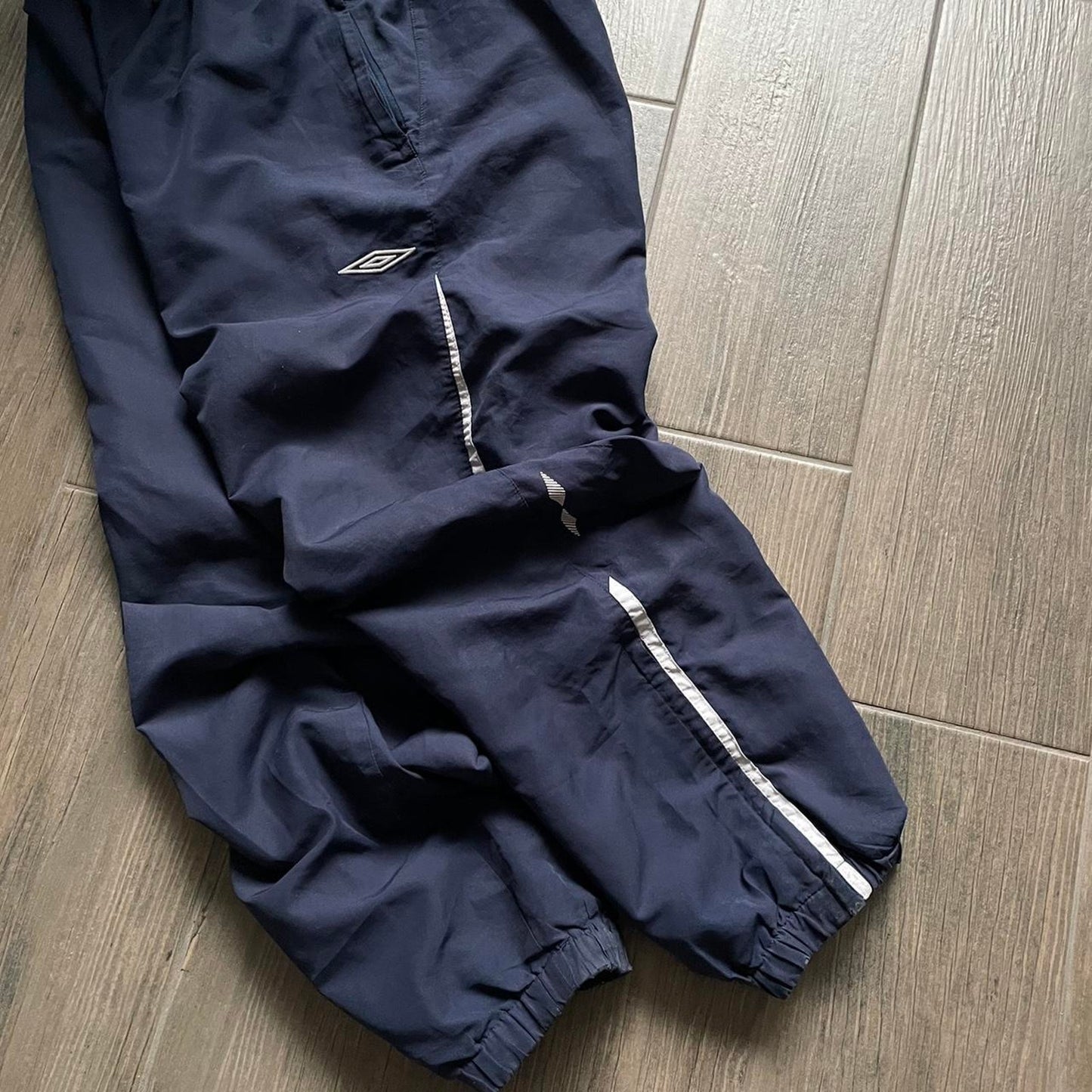 Umbro nylon y2k streetwear navy XL pants