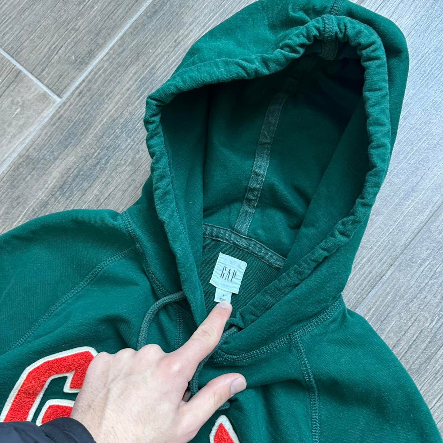 Gap y2k green hoodie