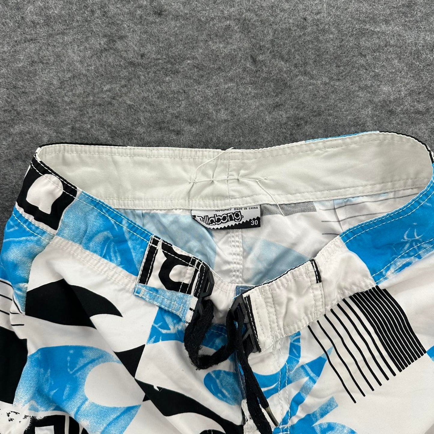 Billabong blue white board
